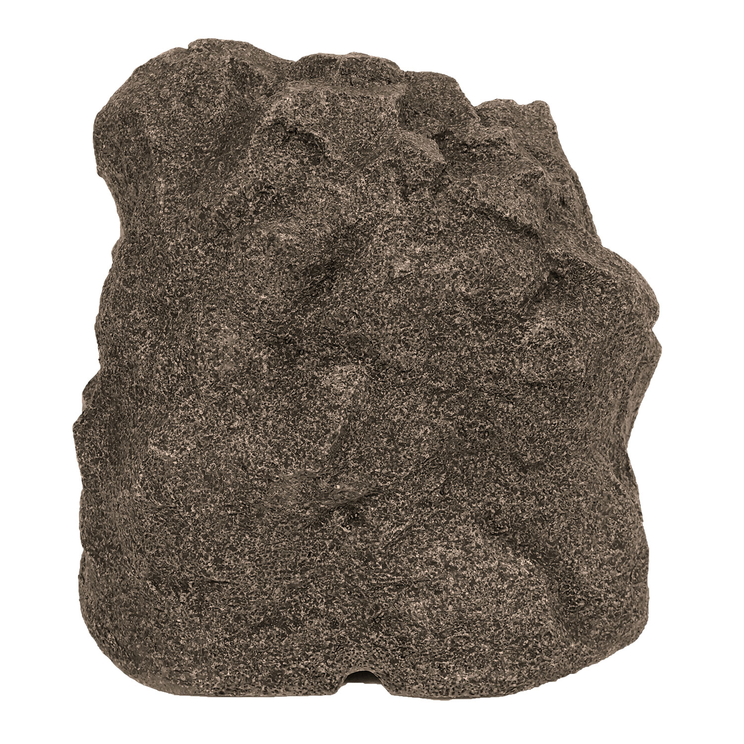 Nice/SpeakerCraft RS6 Shale Brown Rock Speaker back view