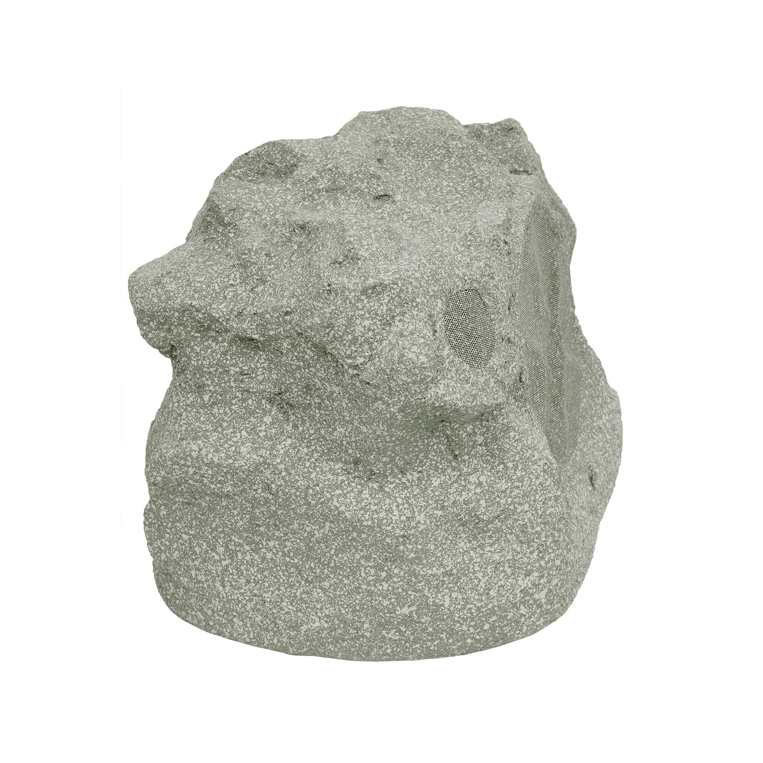 SC-RS8Si Speckled Granite Outdoor Rock Speaker - side view
